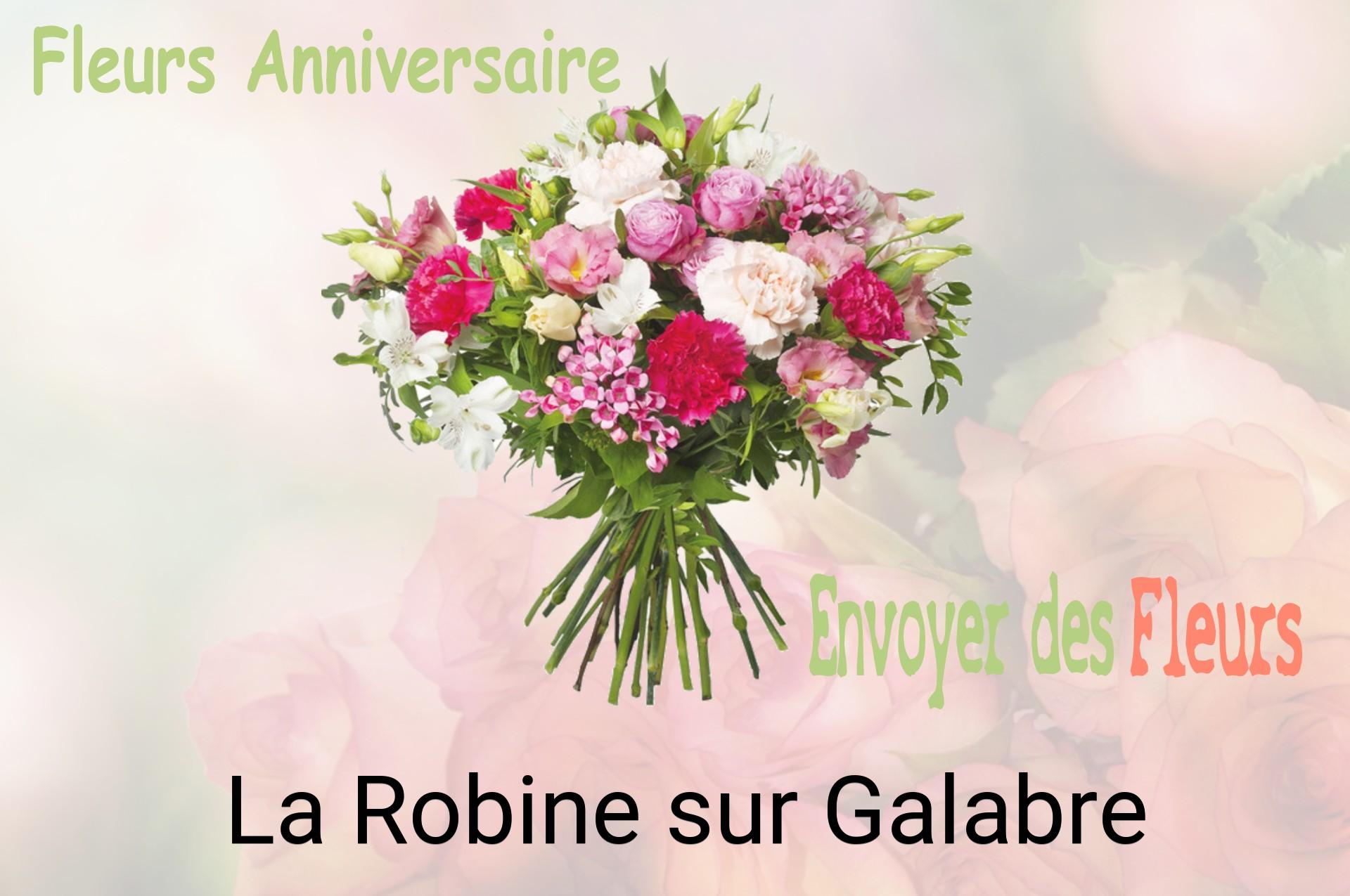 Bouquet de fleurs d’anniversaire livré à La Robine-sur-Galabre