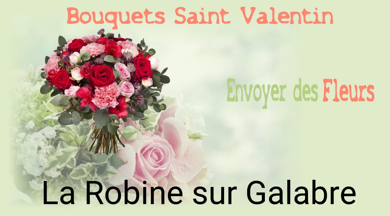 Roses de Saint-Valentin livrées à La Robine-sur-Galabre